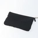 BVLGARI Logo Mania Tote Bag Canvas Black Silver Auth 151582-21