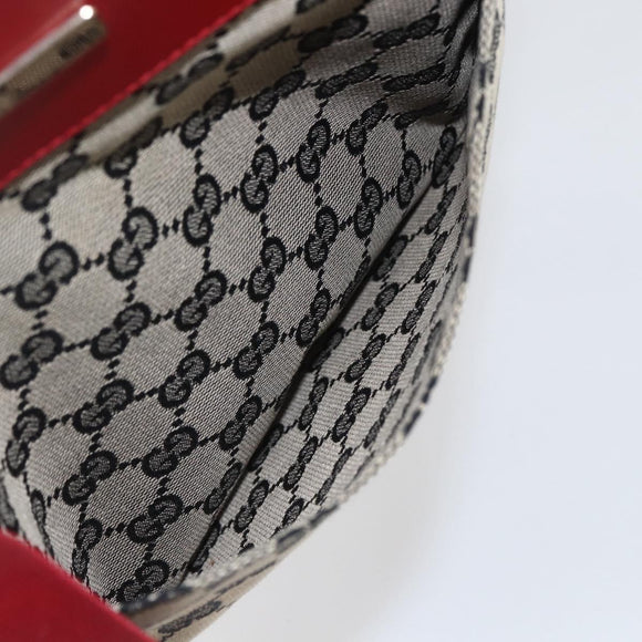 GUCCI GG Canvas Shoulder Bag Beige Gold 019 0348 Auth 151586