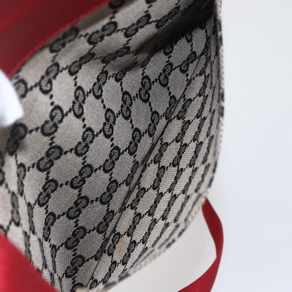 GUCCI GG Canvas Shoulder Bag Beige Gold 019 0348 Auth 151586