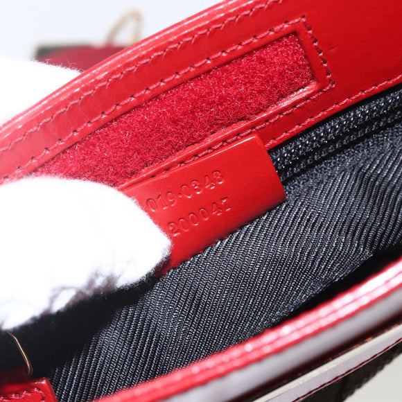 GUCCI GG Canvas Shoulder Bag Beige Gold 019 0348 Auth 151586