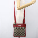 GUCCI GG Canvas Shoulder Bag Beige Gold 019 0348 Auth 151586-25