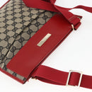 GUCCI GG Canvas Shoulder Bag Beige Gold 019 0348 Auth 151586-6