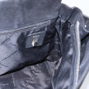 Salvatore Ferragamo Tote Bag Suede Black Silver Auth 151590-17