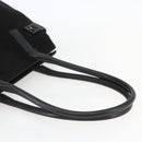 Salvatore Ferragamo Tote Bag Suede Black Silver Auth 151590-7