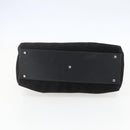 Salvatore Ferragamo Tote Bag Suede Black Silver Auth 151590-5