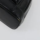 GUCCI Bamboo Shoulder Bag Patent leather Black Gold 003 3444 0127 Auth 151595-14