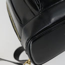 GUCCI Bamboo Shoulder Bag Patent leather Black Gold 003 3444 0127 Auth 151595-15