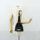 GUCCI Bamboo Shoulder Bag Patent leather Black Gold 003 3444 0127 Auth 151595-22