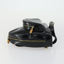 GUCCI Bamboo Shoulder Bag Patent leather Black Gold 003 3444 0127 Auth 151595-4