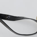 GUCCI Bamboo Shoulder Bag Patent leather Black Gold 003 3444 0127 Auth 151595-8
