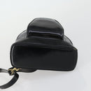 GUCCI Bamboo Shoulder Bag Patent leather Black Gold 003 3444 0127 Auth 151595-5
