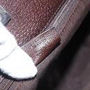 GUCCI GG Canvas Shoulder Bag Beige Silver 120841 Auth 151597-12