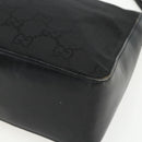 GUCCI GG Canvas Shoulder Bag Black Silver 001 3766 2123 Auth 151598-9