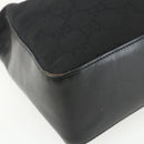 GUCCI GG Canvas Shoulder Bag Black Silver 001 3766 2123 Auth 151598-16
