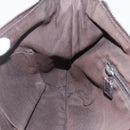 GUCCI GG Canvas Shoulder Bag Beige Silver 181092 Auth 151600-20