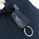 PRADA Hand Bag Nylon Navy Silver Auth 151601-16