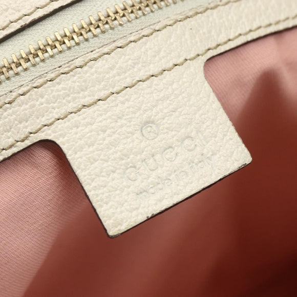 GUCCI GG Canvas Sherry Line Tote Bag Pink Gold khaki 137396 Auth 151602