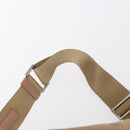 PRADA Shoulder Bag Nylon Beige Silver Auth 151605-14