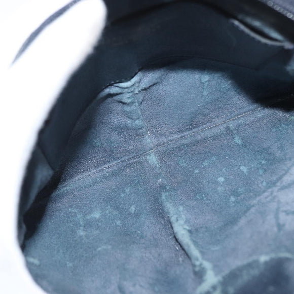 GUCCI GG Supreme Sherry Line Shoulder Bag PVC Navy Gold 904 02 047 Auth 151607