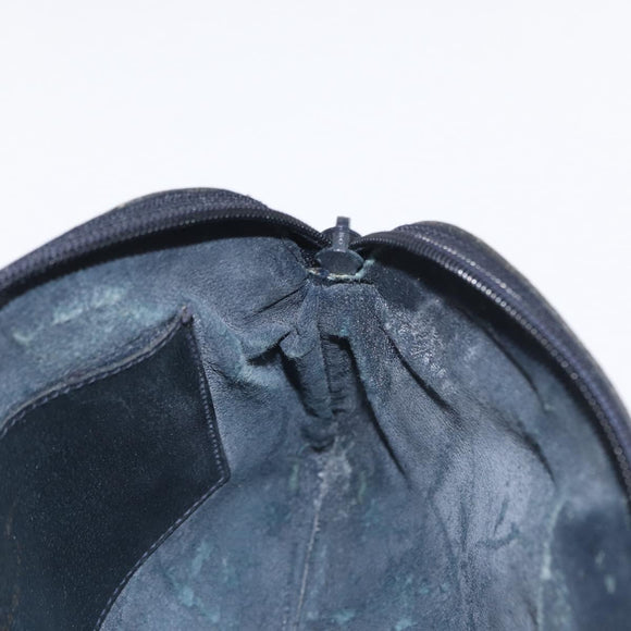 GUCCI GG Supreme Sherry Line Shoulder Bag PVC Navy Gold 904 02 047 Auth 151607