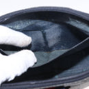 GUCCI GG Supreme Sherry Line Shoulder Bag PVC Navy Gold 904 02 047 Auth 151607-21