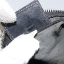 PRADA Shoulder Bag Nylon Black Silver Auth 151608-10