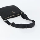 PRADA Shoulder Bag Nylon Black Silver Auth 151608-7
