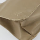 GUCCI Shoulder Bag Leather Beige Silver 001 3167 Auth 151609-11