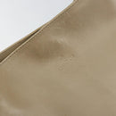 GUCCI Shoulder Bag Leather Beige Silver 001 3167 Auth 151609-14