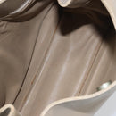 GUCCI Shoulder Bag Leather Beige Silver 001 3167 Auth 151609-16