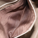 GUCCI Shoulder Bag Leather Beige Silver 001 3167 Auth 151609-20