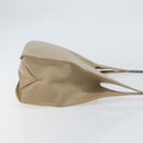 GUCCI Shoulder Bag Leather Beige Silver 001 3167 Auth 151609-4