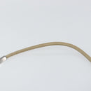 GUCCI Shoulder Bag Leather Beige Silver 001 3167 Auth 151609-8