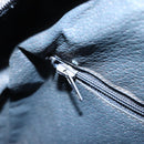 GUCCI GG Supreme Sherry Line Hand Bag PVC Navy Gold Auth 151610-22