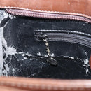 GUCCI Shoulder Bag Leather Brown Silver Auth 151611-20