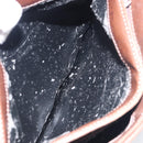 GUCCI Shoulder Bag Leather Brown Silver Auth 151611-22