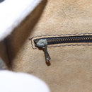 GUCCI GG Canvas Sherry Line Shoulder Bag Navy Gold Auth 151612-15