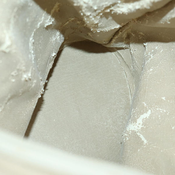 GUCCI Bamboo Shoulder Bag Suede Leather 2 Set Beige Navy Auth 151614