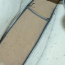 GUCCI Bamboo Shoulder Bag Suede Leather 2 Set Beige Navy Auth 151614-9