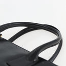 GUCCI Hand Bag Patent leather Black Gold Auth 151615-8