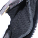 SAINT LAURENT Shoulder Bag Canvas Black Gold Auth 151616-21