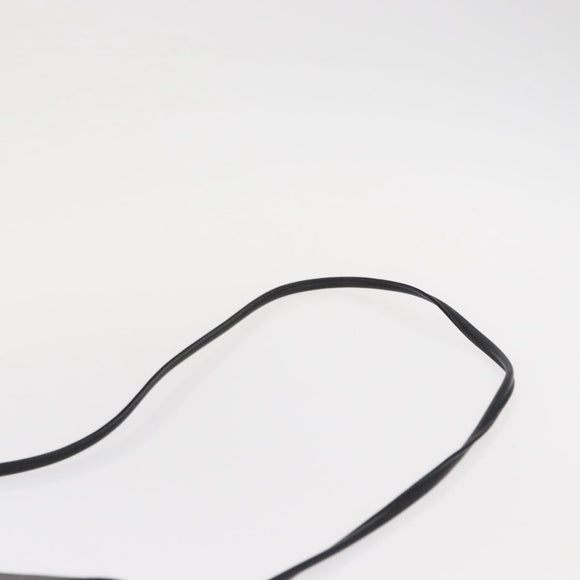 SAINT LAURENT Shoulder Bag Canvas Black Gold Auth 151616