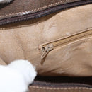 GUCCI GG Supreme Web Sherry Line Tote Bag PVC Beige Red 010 378 Auth 151617-20