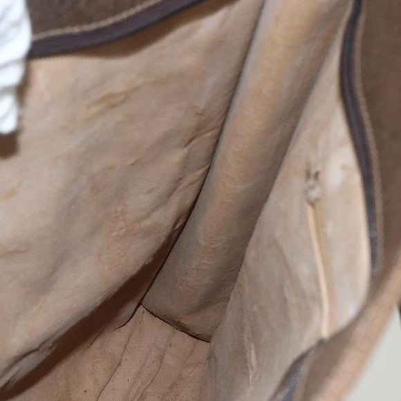 GUCCI GG Supreme Web Sherry Line Tote Bag PVC Beige Red 010 378 Auth 151617