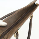 GUCCI GG Supreme Web Sherry Line Tote Bag PVC Beige Red 010 378 Auth 151617-6