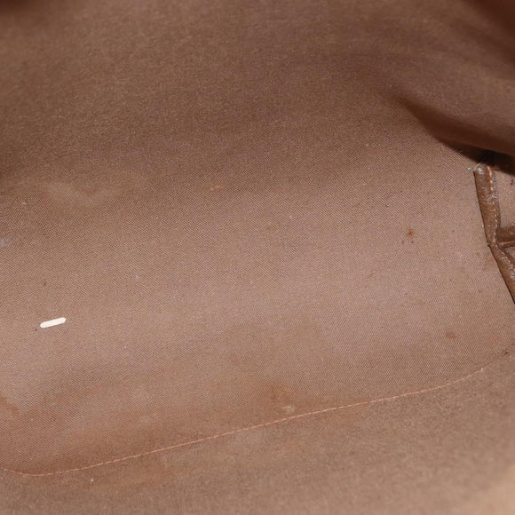 GUCCI GUCCI Plus Supreme Web Sherry Line Tote Bag PVC Beige Gold Auth 151618