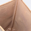 GUCCI GUCCI Plus Supreme Web Sherry Line Tote Bag PVC Beige Gold Auth 151618-19