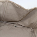 PRADA Canapa GM Hand Bag Canvas Beige Gold Auth 151619-18