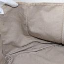 PRADA Canapa GM Hand Bag Canvas Beige Gold Auth 151619-19