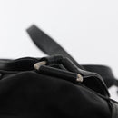 PRADA Backpack Nylon Black Silver Auth 151620-15